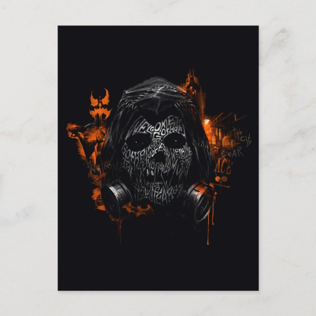 Postal Scarecrow - Bienvenidos A Ciudad Gótica (Anverso)