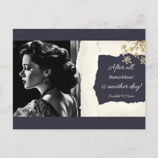 Postal Scarlett O'Hara y Cita Hermoso Portátil