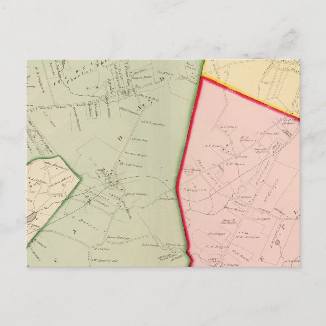 Postal Scarsdale, Llanuras Blancas, Nueva York (Anverso)