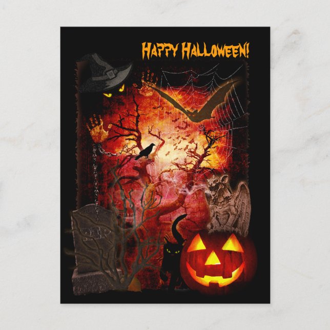 Postal Scary Halloween (Anverso)