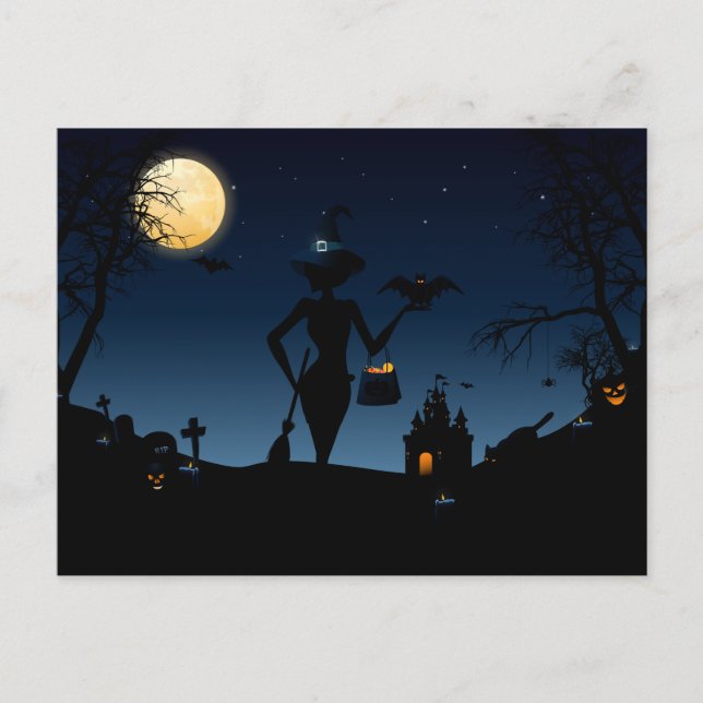 Postal Scary Halloween (Anverso)