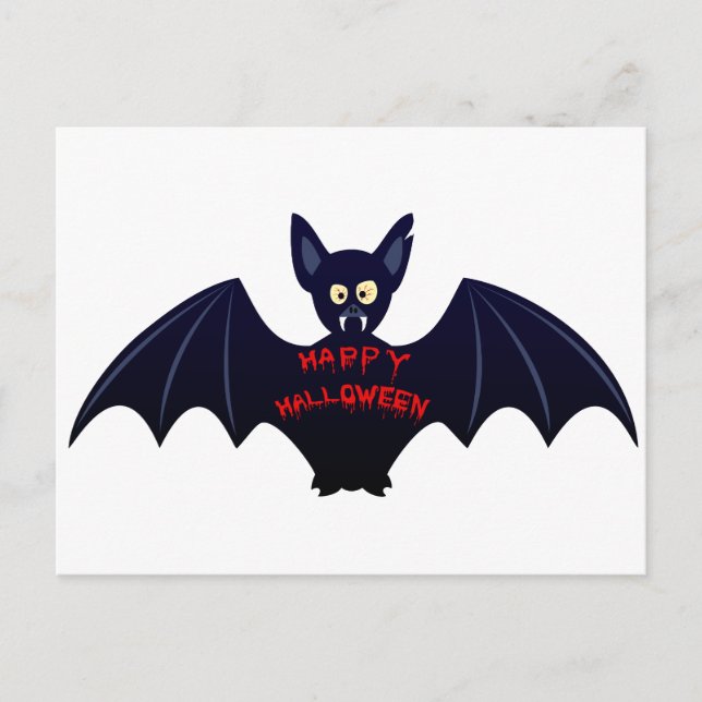 Postal Scary halloween vampiro (Anverso)