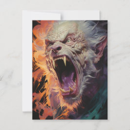 Postal Scary Werewolf