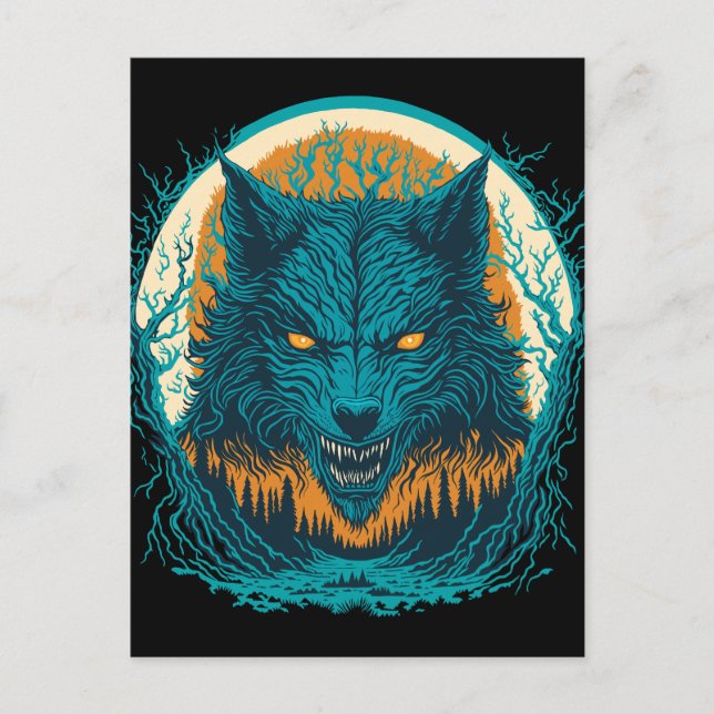 Postal Scary Werewolf (Anverso)