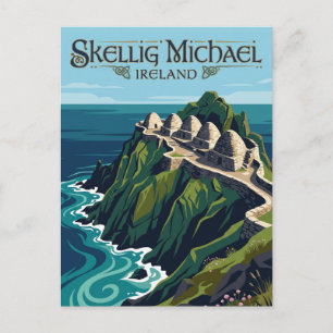 Postal Sceilg Mhichíl Irlanda