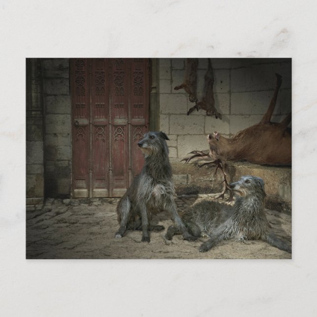 Postal Scène de chasse : le butin (parte. 3) (Anverso)