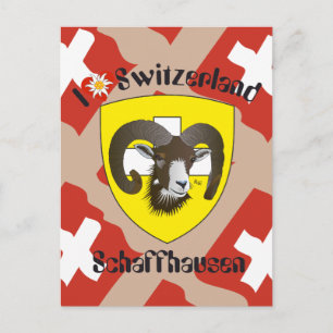 Postal Schaffhausen Schweiz Postkarte