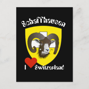 Postal Schaffhausen Schweiz Postkarte