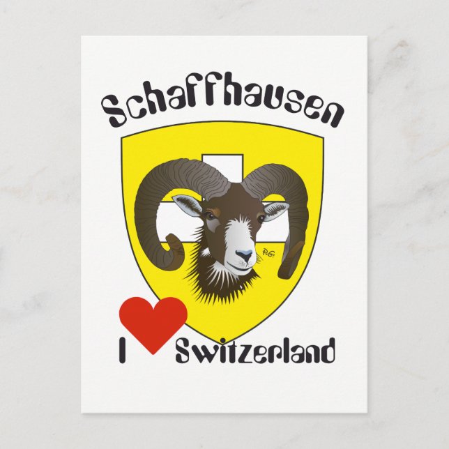 Postal Schaffhausen Schweiz Postkarte (Anverso)
