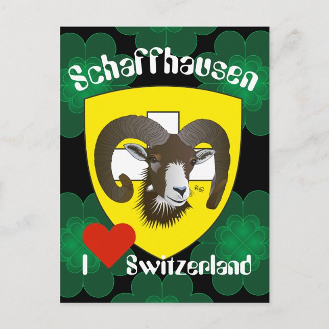 Postal Schaffhausen Schweiz Postkarte (Anverso)