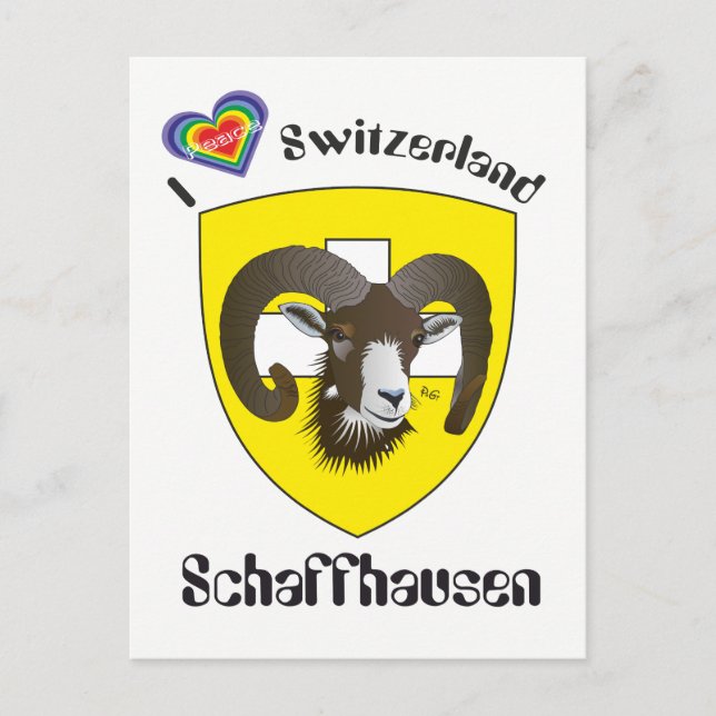 Postal Schaffhausen Schweiz Postkarte (Anverso)