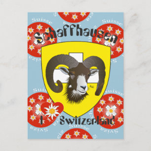 Postal Schaffhausen Schweiz Postkarte