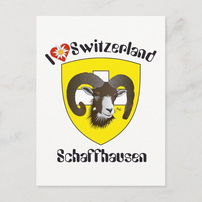 Postal Schaffhausen Schweiz Postkarte (Anverso)