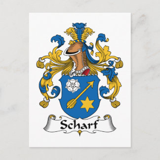 Postal Scharf Family Crest
