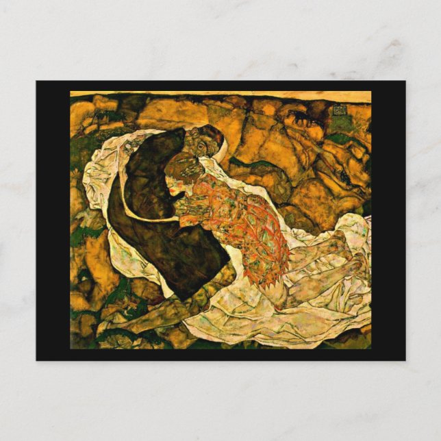 Postal Schiele Postcard-Classic/Vintage-Egon 24 (Anverso)