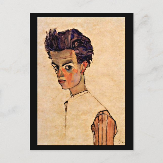 Postal Schiele Postcard-Classic/Vintage-Egon 5 (Anverso)