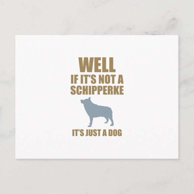 Postal Schipperke (Anverso)