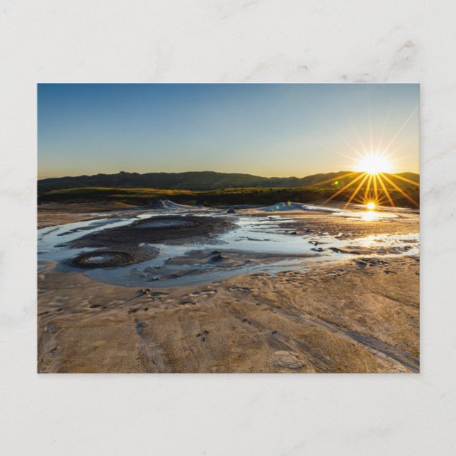 Postal Schlammvulkane von Berca Rumänien (Anverso)