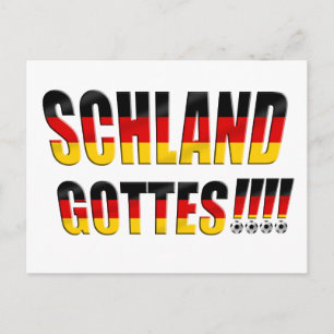 Postal Schland Gottes - Fussball Deutschland