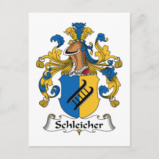 Postal Schleicher Family Crest