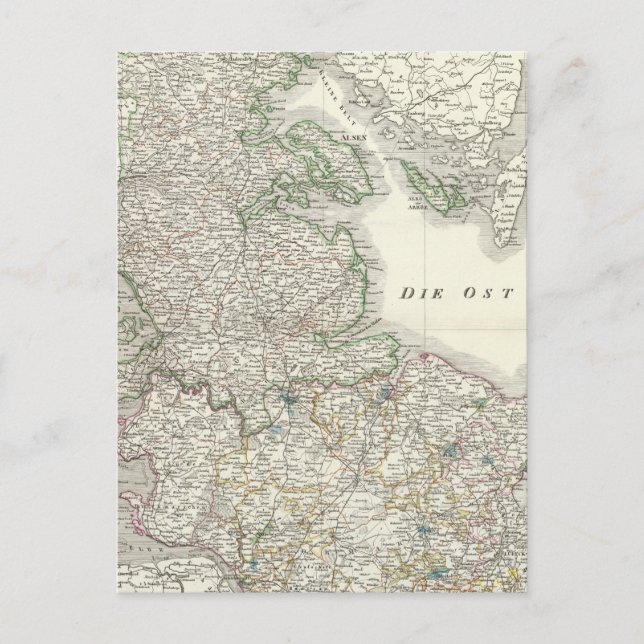 Postal Schleswig, Holstein, Lauenburg (Anverso)