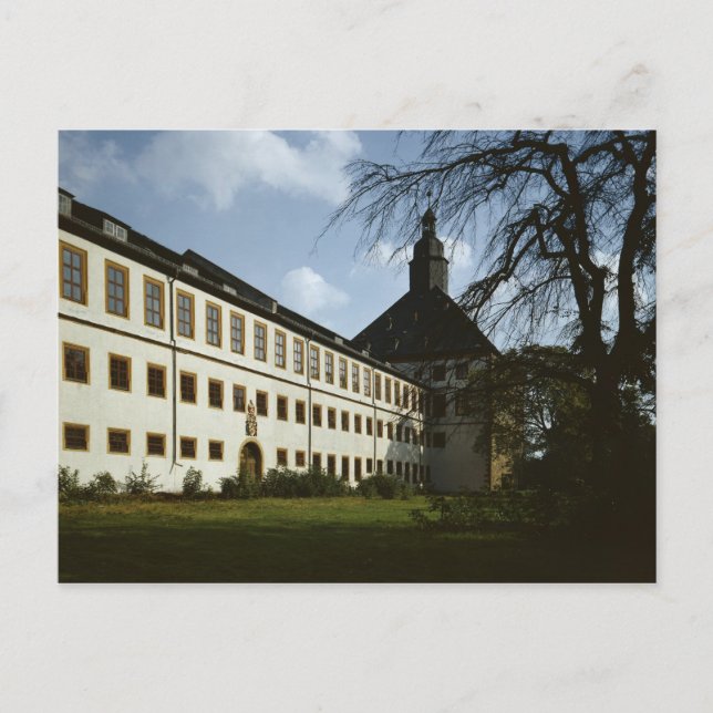 Postal Schloss Friedenstein, Gotha, construido en 1643-54 (Anverso)