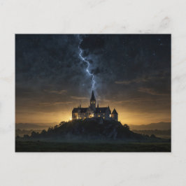 Postal Schloss mit Blitz