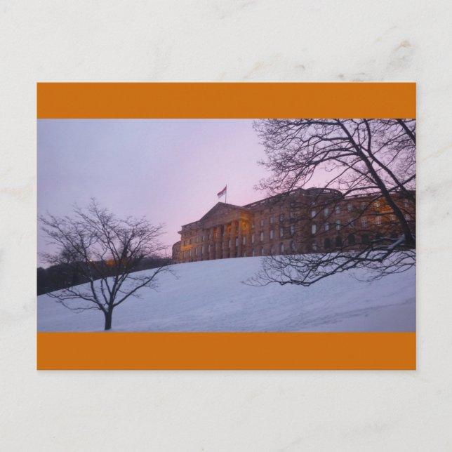 Postal Schloss Wilhelmshoehe Kassel - Winter-Glück (Anverso)