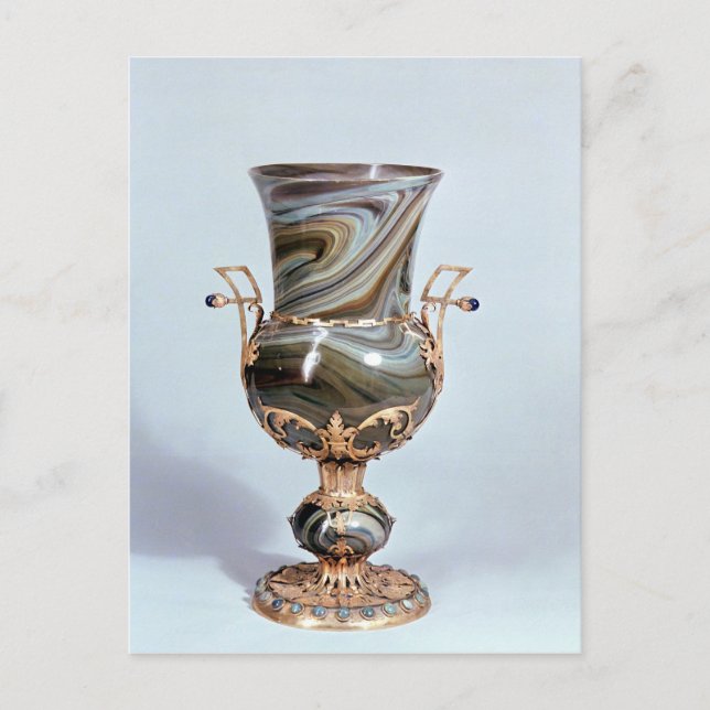 Postal Schmelzglas por Salviati y Co. de Venecia (Anverso)