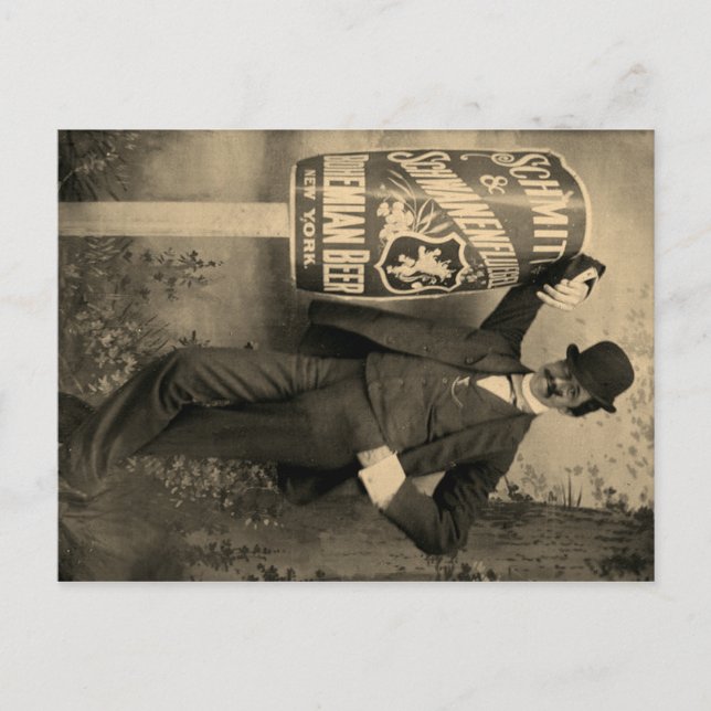 Postal Schmitt y Schwanenfluegel Brewery Vintage (Anverso)