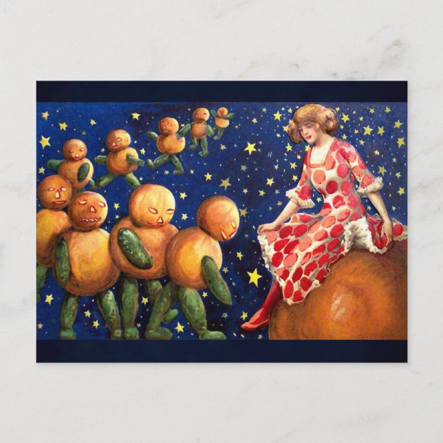 Postal Schmucker: Noche de Halloween (Anverso)