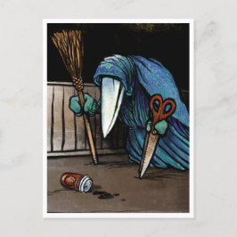 Postal Schnabelperchten - Spooky Yule Critter