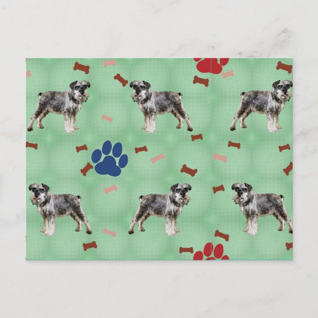 Postal Schnauzer Art (Anverso)