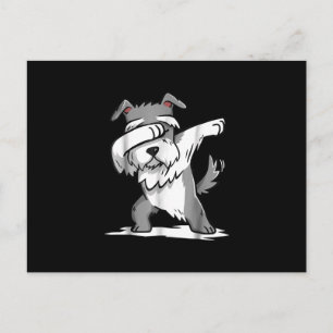 Postal Schnauzer Cute Dabbing Funny Dab Dance Gift