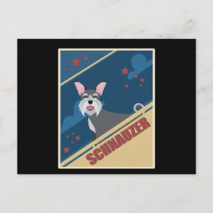 Postal Schnauzer Propietario de perros Schnauzers