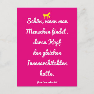 Postal Schön, cuando fue el hombre Menschen con dich find