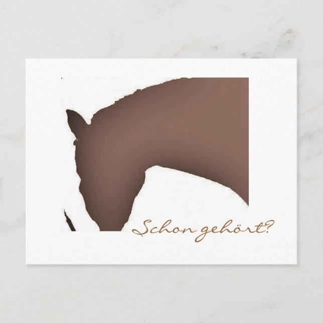 Postal "¿Schon gehört?" (Postkarte) (Anverso)