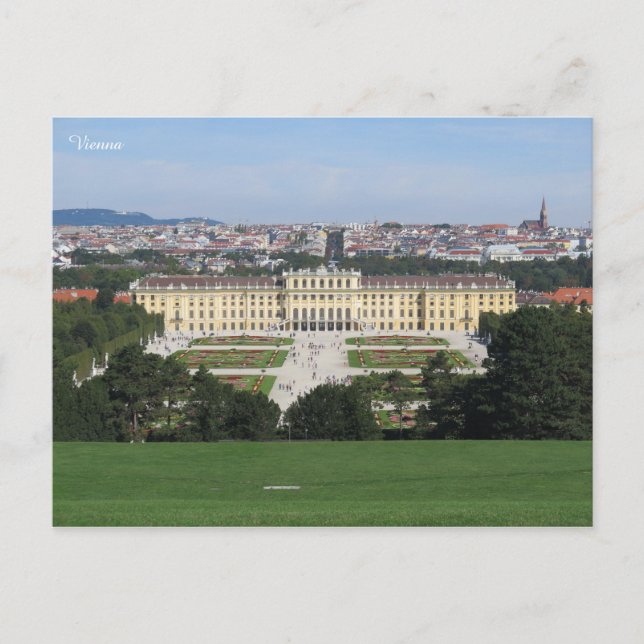 Postal Schönbrunn Viena (Anverso)