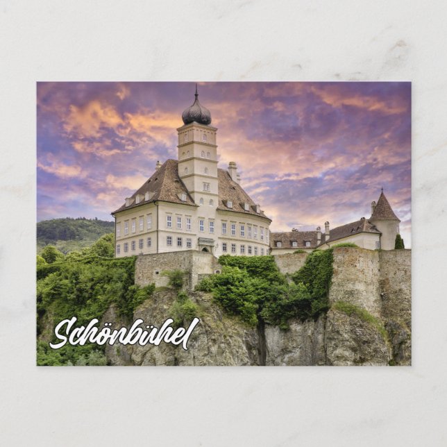 Postal Schonbuhel Castle, Schonbuhel-Aggsbach, Austria (Anverso)