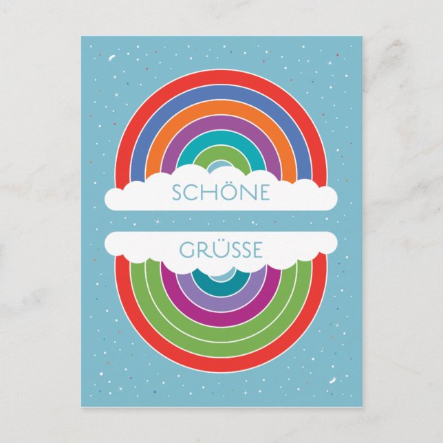 Postal Schöne Grüße (Anverso)