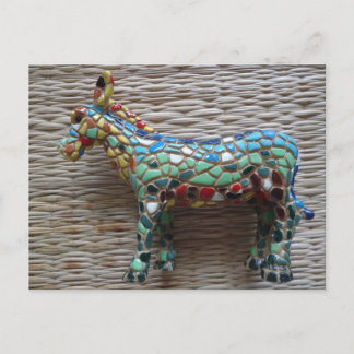 Postal Schöne Postkarte "Esel"