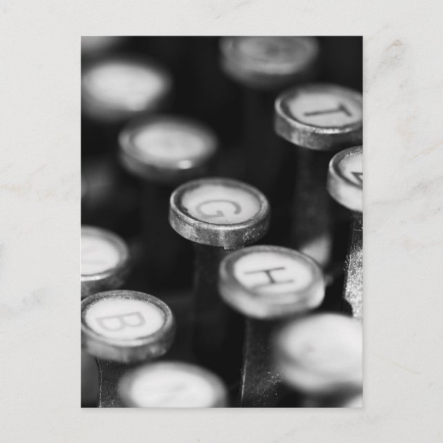 Postal Schreibmaschinentasten (Anverso)