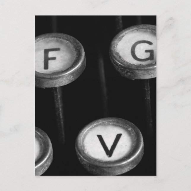 Postal Schreibmaschinentasten (Anverso)