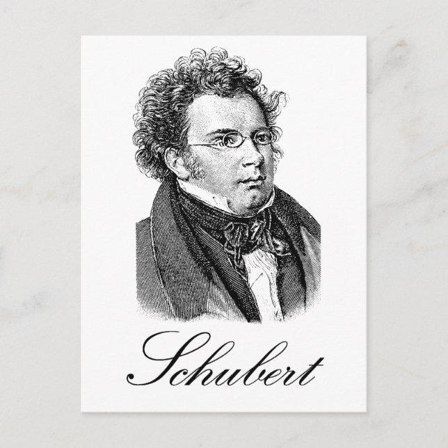 Postal Schubert (Anverso)