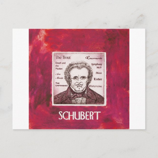 Postal Schubert (Anverso)