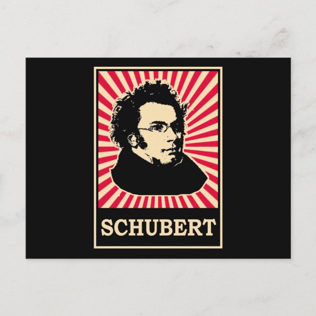 Postal Schubert (Anverso)