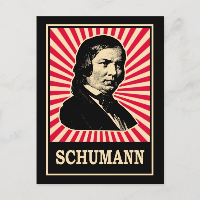 Postal Schumann (Anverso)