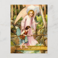 Schutzengel und Mädchen