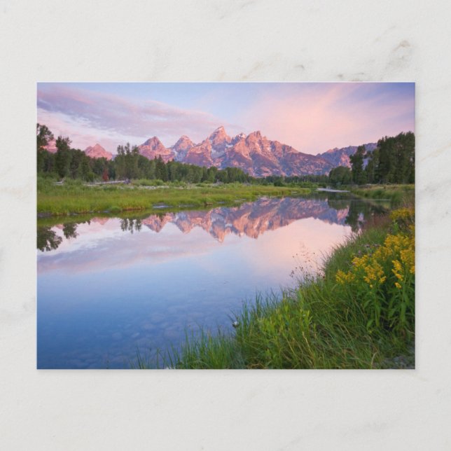 Postal Schwabacher Landing Sunrise (Anverso)