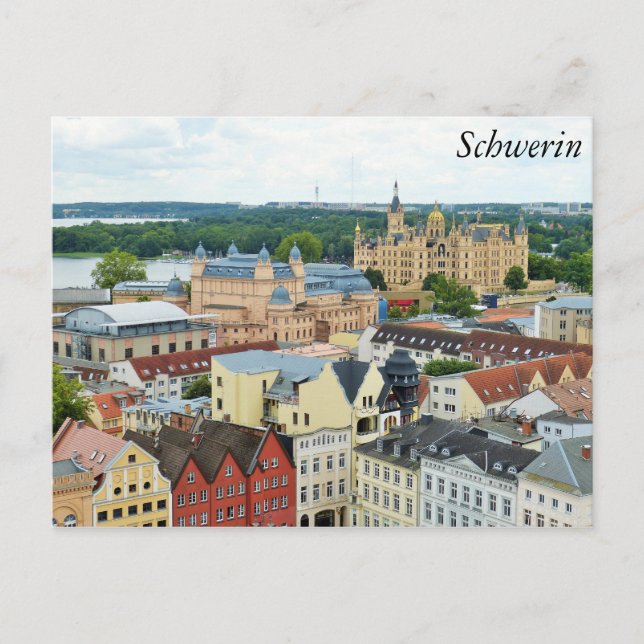 Postal Schwerin, Alemania (Anverso)